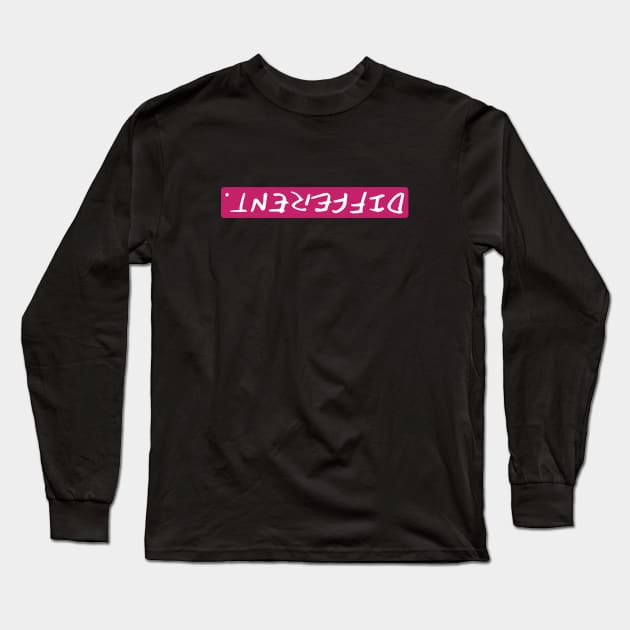 Different Long Sleeve T-Shirt by bloodyjackyl